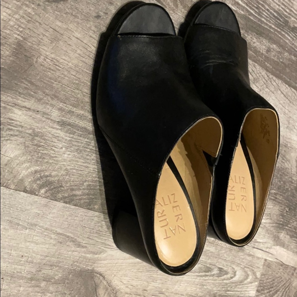 Naturalizer leather mules